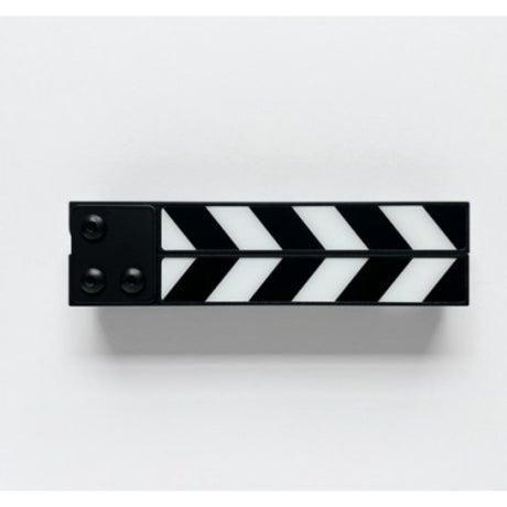 Filmsticks Medium 11 All Weather Resin ClapperSticks w/Black&White Chevron Lam.. - image 3 of 5