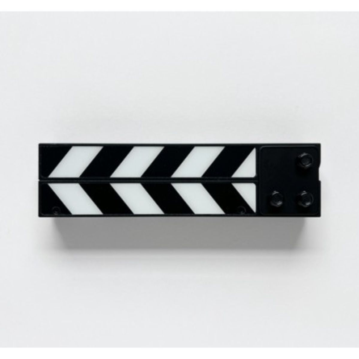Filmsticks Medium 11 All Weather Resin ClapperSticks w/Black&White Chevron Lam.. - image 4 of 5