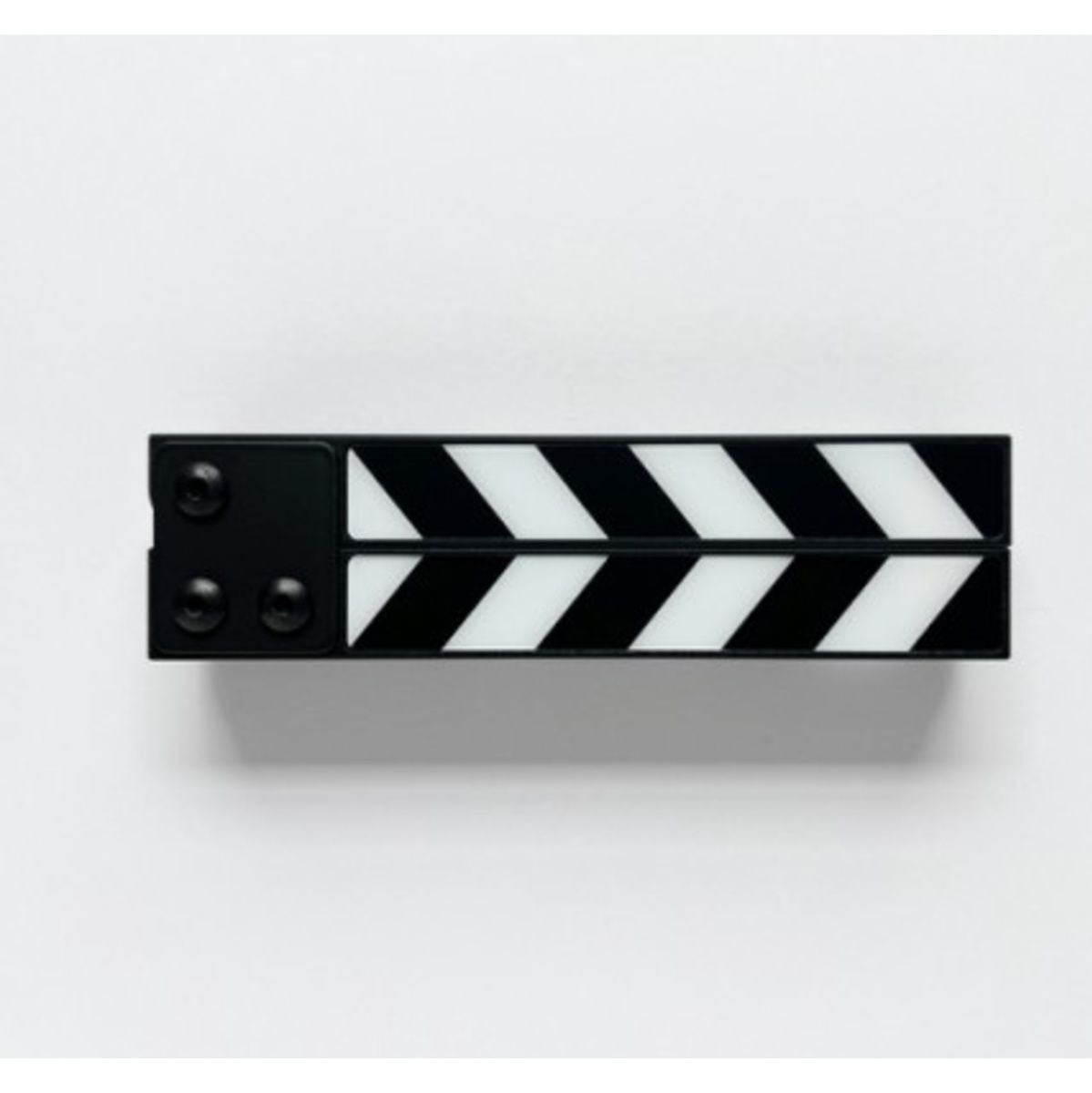 Filmsticks Small 7.5 All Weather Resin ClapperSticks w/Black&White Chevron Lam.. - image 2 of 5