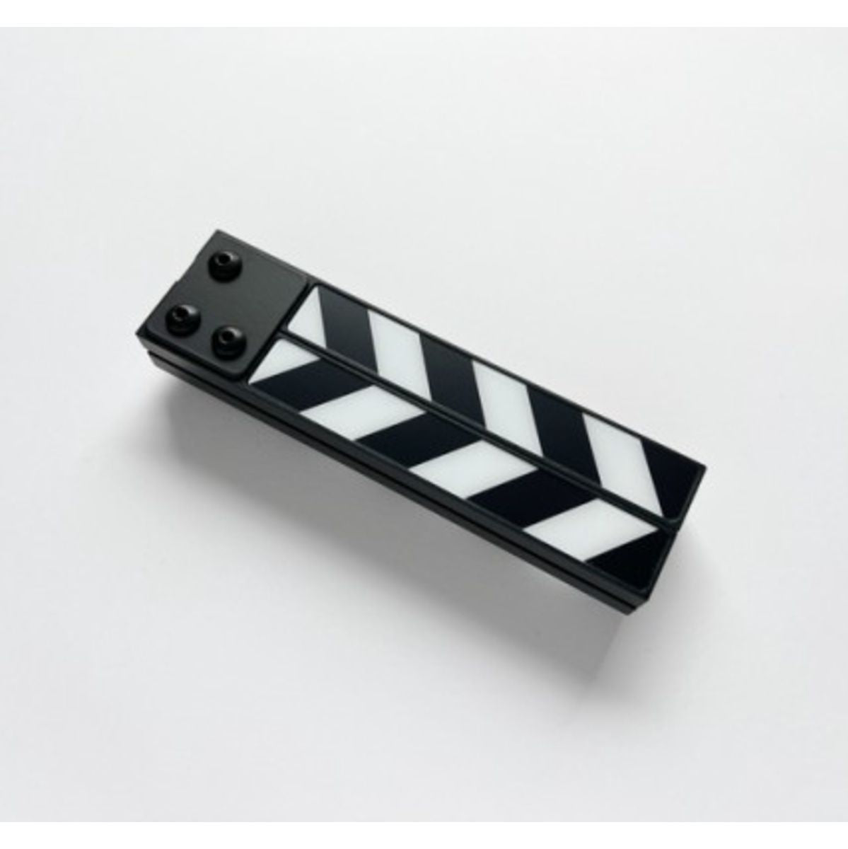 Filmsticks Small 7.5 All Weather Resin ClapperSticks w/Black&White Chevron Lam.. - image 3 of 5