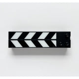 Filmsticks Small 7.5 All Weather Resin ClapperSticks w/Black&White Chevron Lam.. - image 4 of 5