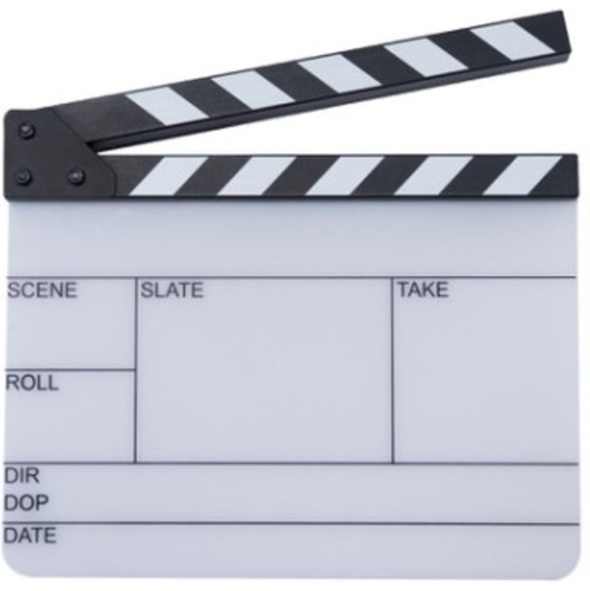 Filmsticks Entry Level Medium 11” All-Weather ClapperBoard - USA Version