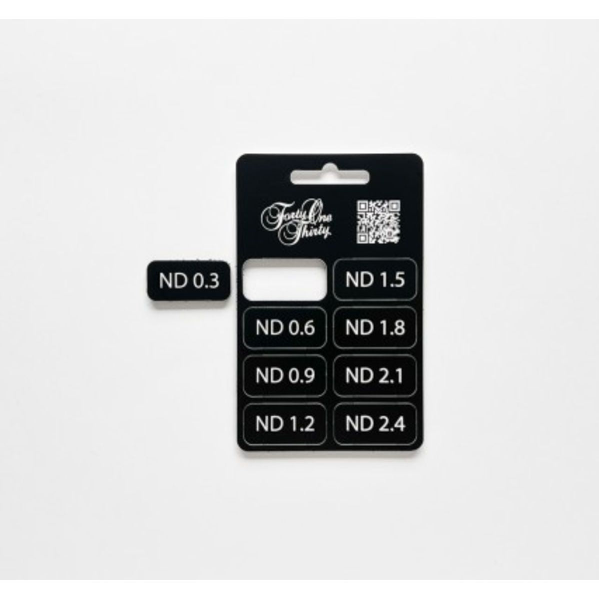 Forty One Thirty ND Filter Tabs 0.3-2.4 w/ Velcro Black/White - image 3 of 5