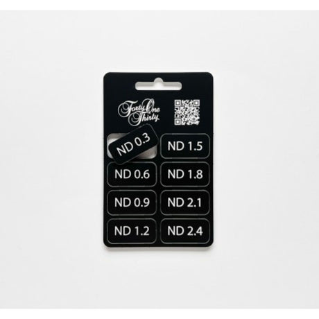 Forty One Thirty ND Filter Tabs 0.3-2.4 w/ Velcro Black/White - image 4 of 5