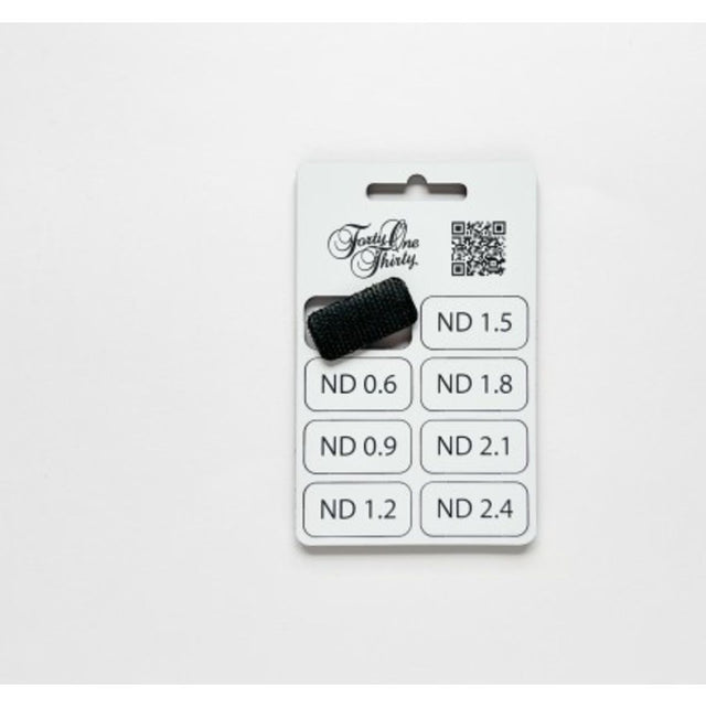 Forty One Thirty ND Filter Tabs 0.3-2.4 w/ Velcro White/Black