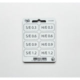 Forty One Thirty Soft And Hard - SE&HE Filter Tabs 0.3 To 1.2 w/ Velcro