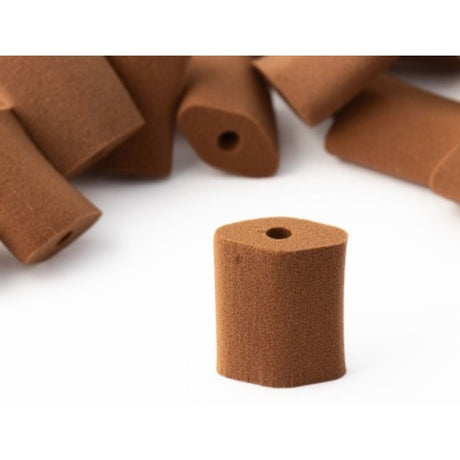 Hide-a-mic Foam-O's Regular 16 Universal Foam Microphone Mounts Brown