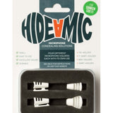 Hide-a-mic Sanken COS11 4 Different Holders In Case White