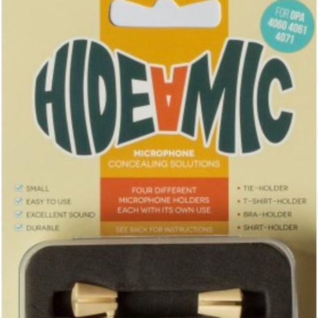 Hide-a-mic Dpa 4060/4061/4071 4 Different Holders In Case Beige