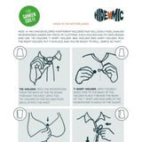 Hide-a-mic Sennheiser MKE2 4 Different Holders In Case White - image 2 of 2