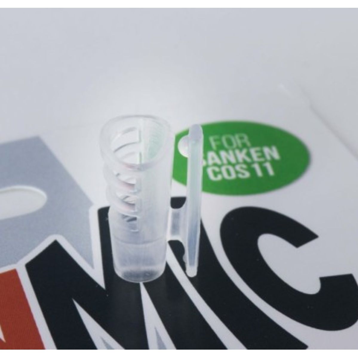 Hide-a-mic Sanken COS11.4 Different Holders In Case Soft & Flexible(Transparent) - image 3 of 5