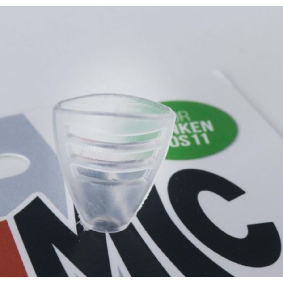 Hide-a-mic Sanken COS11.4 Different Holders In Case Soft & Flexible(Transparent) - image 5 of 5