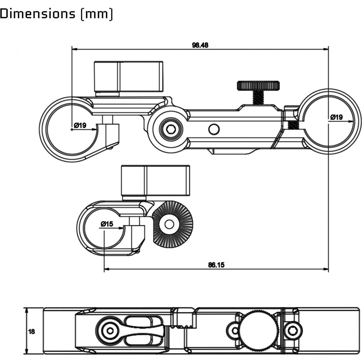 Light Widow Fizlock Universal Motor Mounting System (Purple) - image 3 of 4