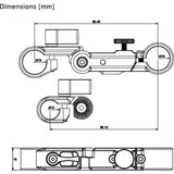 Light Widow Fizlock Universal Motor Mounting System (Purple) - image 3 of 4