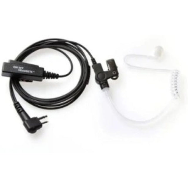 On Set Headsets FilmPro Black For Motorola