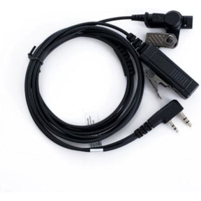 On Set Headsets D-Hook Surveillance Headset(Kenwood Black)