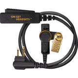 On Set Headsets Shorty Elite Series For Motorola (Black)