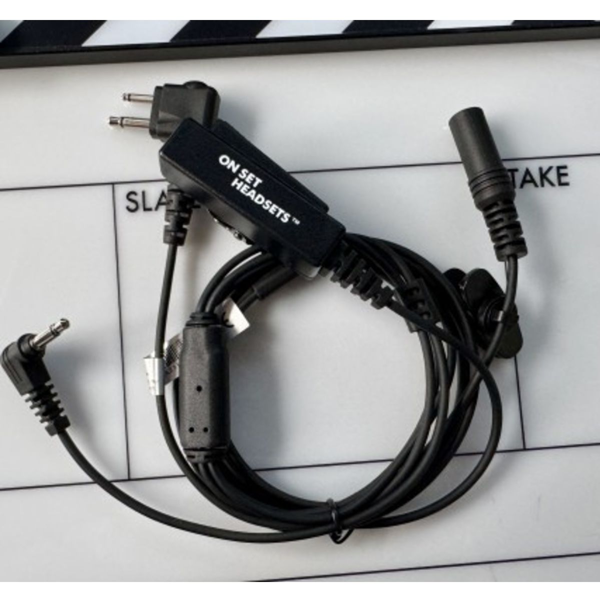 On Set Headsets FilmPro XY Headset For Motorola Black - image 2 of 5