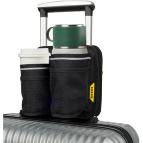 RoboCup Luggage Handle Dual Drink Holder & Storage