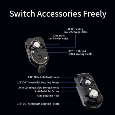 Selens Q-Lock Mini Quick Release System (Black) - image 2 of 4
