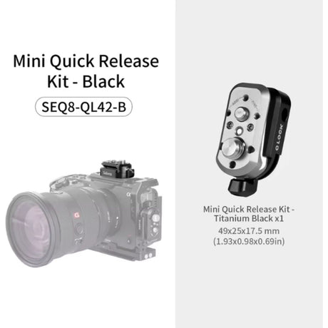 Selens Q-Lock Mini Quick Release System (Grey Black)