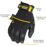 Dirty Rigger Leather Grip 3.0 Glove – Full Fingered XL
