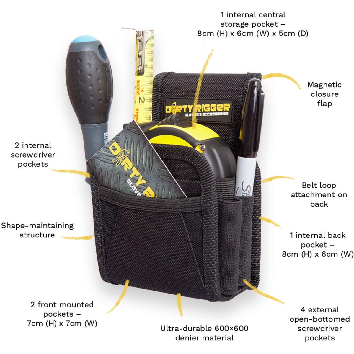 Dirty Rigger Compact Utility Pouch