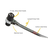 Dirty Rigger 4-IN-1 Podger Ratchet (Imperial)