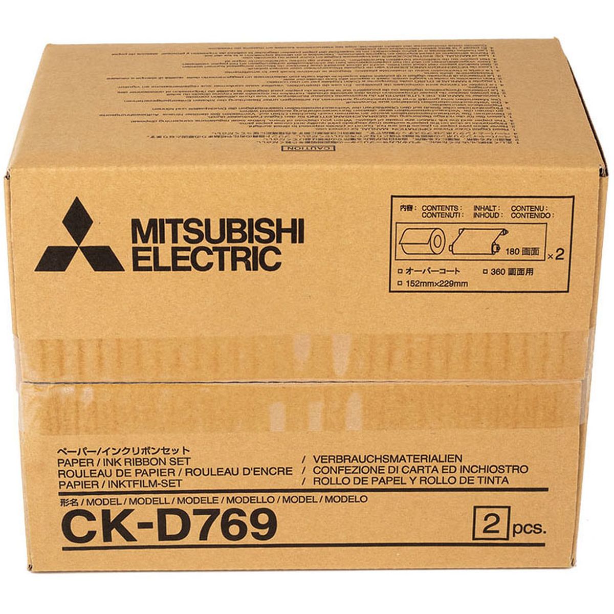 Mitsubishi CK-D769 152x229mm / 2x180 Prints - image 3 of 5