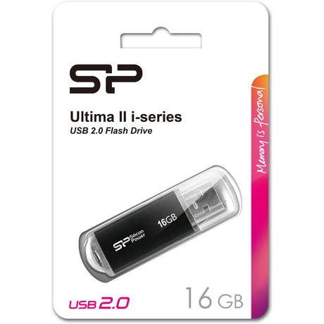 Silicon Power Ultima II I-Series 16GB USB 2.0 (Black)