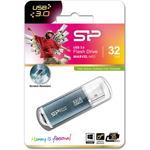 Silicon Power Marvel M01 32GB USB 3.0 (Blue)