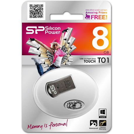 Silicon Power Mobile T01 8GB USB 2.0 (Black) - image 2 of 4