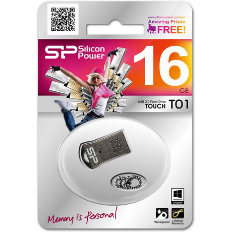 Silicon Power Mobile T01 16GB USB 2.0 (Black) - image 2 of 4