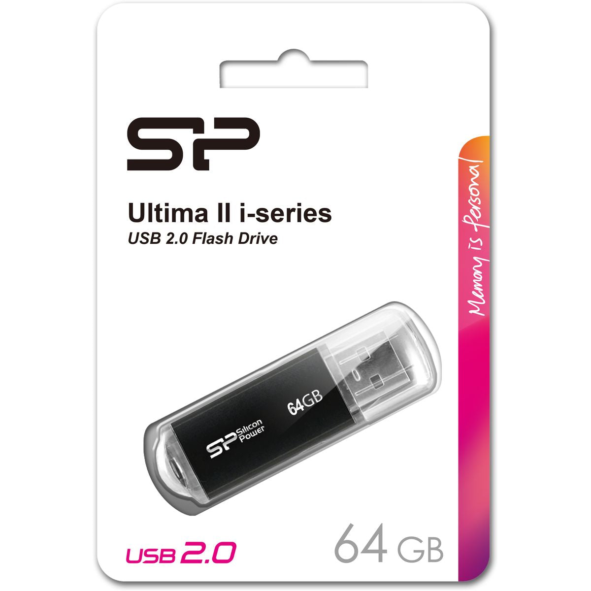 Silicon Power Ultima II I-Series 64GB USB 2.0 (Black)