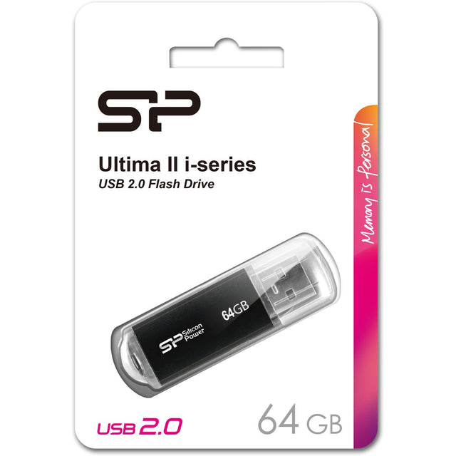 Silicon Power Ultima II I-Series 64GB USB 2.0 (Black)