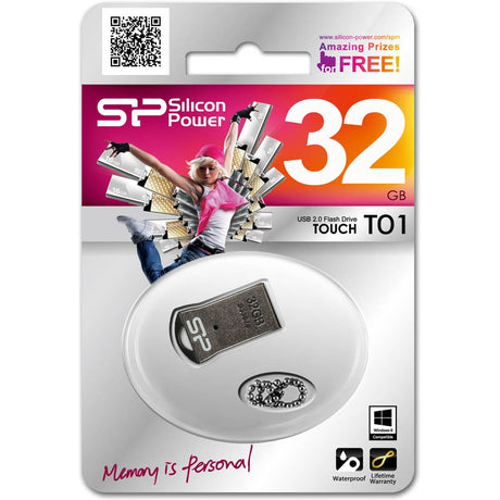 Silicon Power Mobile T01 32GB USB 2.0 (Black) - image 2 of 4