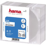 Hama CD Box Slim 10-pack Transparant