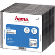 Hama CD Box Slim 25-pack Transparant/Black