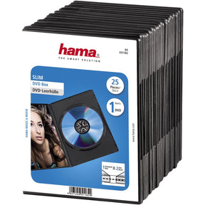 Hama DVD Doosje Slim 25-pack Black