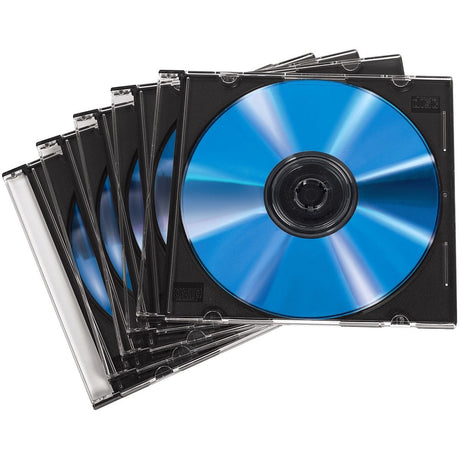 Hama CD Doosje Slim 50-pack Transparant/Black - image 2 of 3
