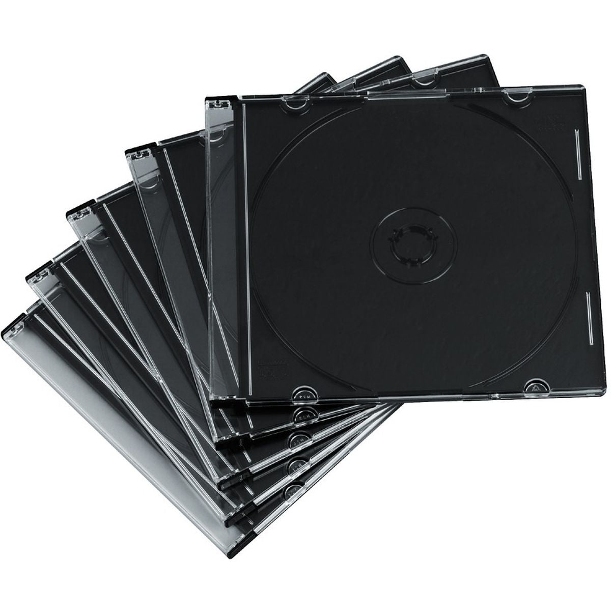 Hama CD Doosje Slim 50-pack Transparant/Black - image 3 of 3