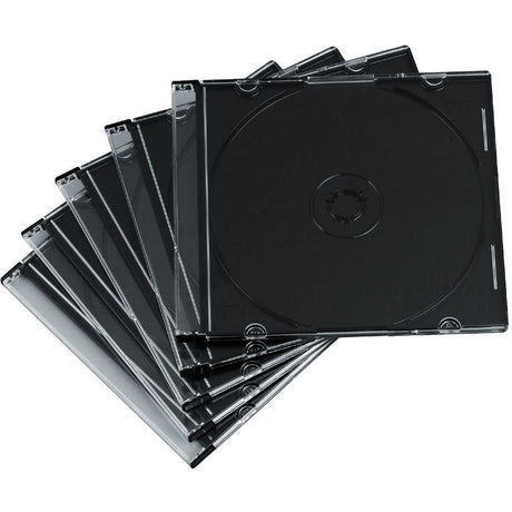 Hama CD Doosje Slim 50-pack Transparant/Black - image 3 of 3