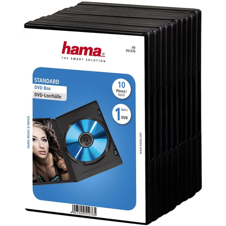 Hama DVD Box Standard 10-pack Black