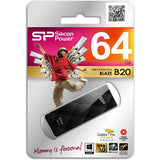 Silicon Power Blaze B20 64GB USB 3.0 (Black) - image 2 of 4