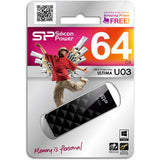 Silicon Power Ultima U03 64GB USB 2.0 (Black) - image 2 of 4