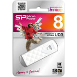 Silicon Power Ultima U03 8GB USB 2.0 (White) - image 2 of 4