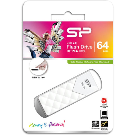 Silicon Power Ultima U03 64GB USB 2.0 (White)
