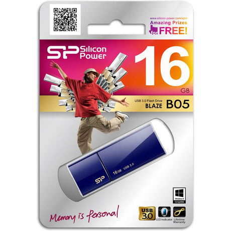 Silicon Power Blaze B05 16GB USB 3.0 (Blue) - image 2 of 5