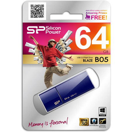 Silicon Power Blaze B05 64GB USB 3.0 (Blue) - image 2 of 5