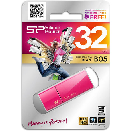 Silicon Power Blaze B05 32GB USB 3.0 (Pink) - image 2 of 5